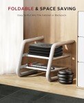 HAPBEAR Non-Slip Foldable Treadmill Mat 68"x24