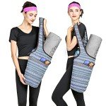 Spacious Yoga Mat Bag with Zipper Pocket
