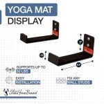 Yoga Mat Wall Storage Rack for Home Gym