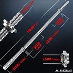 Amonax 6ft Barbell with Spinlock Collars