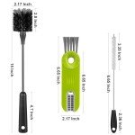3-Pack Stainless Steel Bottle Cleaning Brush Set