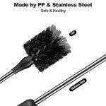 3-Pack Stainless Steel Bottle Cleaning Brush Set