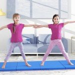 Foldable 3'x6' Gymnastics Exercise Mat for Home