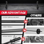 55" Olympic Barbell for Home Gym Workouts