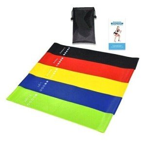 5-Pack Resistance Loop Bands for Home Workouts