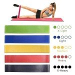 5-Pack Resistance Loop Bands for Home Workouts