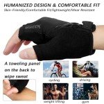 MOREOK Half Finger Cycling Gloves with Gel Pads