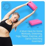 Yoga Blocks Set with Stretch Band & Guide