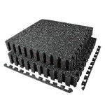 48 Sq Ft Interlocking Exercise Mats for Home Gym