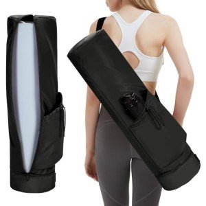 Large Yoga Mat Bag with Strap and Pockets