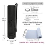 Large Yoga Mat Bag with Strap and Pockets