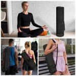 Large Yoga Mat Bag with Strap and Pockets