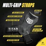 Titan Armour® Multi Grip Straps for Weightlifting