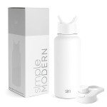 Insulated Stainless Steel Water Bottle with Straw