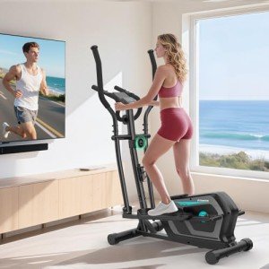 Home Fitness Elliptical Cross Trainer with 16 Resistance Levels