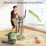 Home Fitness Elliptical Cross Trainer with 16 Resistance Levels