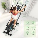 Home Fitness Elliptical Cross Trainer with 16 Resistance Levels