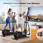 Merach Ultra-Quiet Home Cross Trainer with 8 Resistance Levels