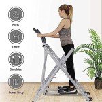 Folding Elliptical Exercise Bike for Home Fitness