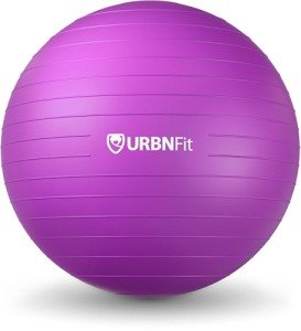 URBNFit 55CM Purple Exercise Ball with Pump