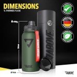Stainless Steel Vacuum Insulated Water Bottle 1L