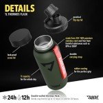 Stainless Steel Vacuum Insulated Water Bottle 1L