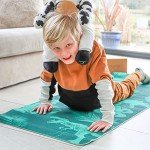 Jurassic Jungle Kids Yoga Mat - Non-Slip Fitness Mat