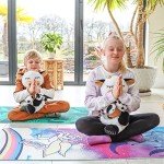Jurassic Jungle Kids Yoga Mat - Non-Slip Fitness Mat