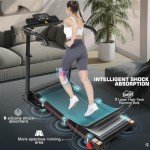 Folding Treadmill with Desk & Incline Feature