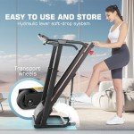 Folding Treadmill with Desk & Incline Feature