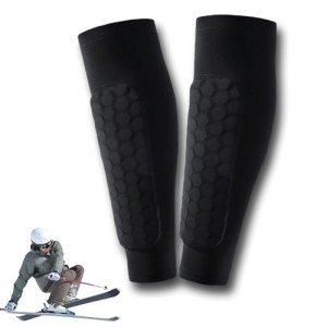 Lightweight Honeycomb Calf Compression Sleeves for Soccer