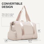 3-in-1 Women's Gym Bag with Yoga Mat Space