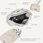 3-in-1 Women's Gym Bag with Yoga Mat Space