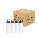 20 OZ Skinny Tumblers Blank with Sippy Lid - 4 Pack