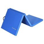 BalanceFrom 2" Thick Folding Exercise Mat - Blue