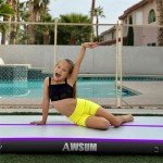 AWSUM Inflatable Tumbling Mat with Carry Bag