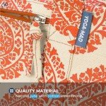 Orange Full Zip Yoga Mat Bag for All Gear