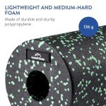 Everest Fitness Medium Density Foam Roller - Black/Green