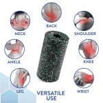 Everest Fitness Medium Density Foam Roller - Black/Green