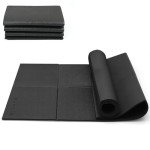 Foldable Rubber Exercise Mat for Home Gym