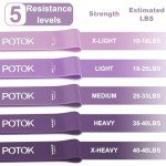 Potok Resistance Bands Set for Fitness & Training