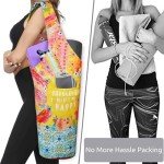 Yoga Mat Tote with Pockets for Accessories