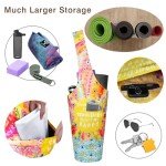 Yoga Mat Tote with Pockets for Accessories
