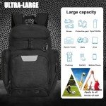 LARIPOP Large Sports Bag for Basketball & Soccer