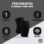 Rehband 7051 Classic 7mm V-Knee Sleeve - Large