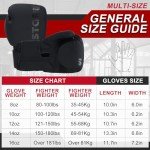 All Black 12 oz Boxing Gloves for Training