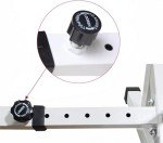 Adjustable Squat Rack with Barbell Pad for Home Gym