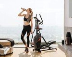 Schwinn 510E Compact Elliptical Trainer with Heart Monitor