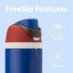Owala Marvel Captain America Insulated Water Bottle 24 oz
