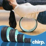 Chirp Wheel Back Stretcher Foam Roller Set